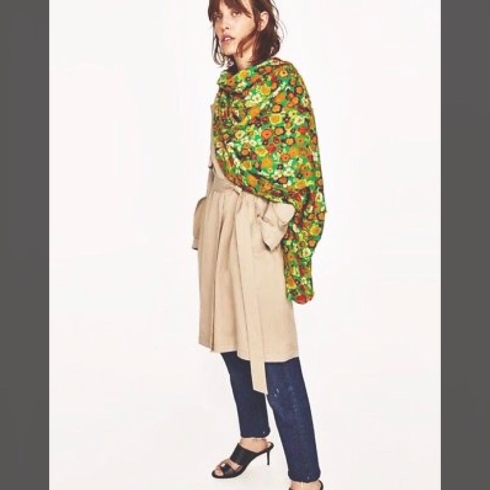 ❗️Zara Retro 70s Style Floral Hippie Scarf/Wrap